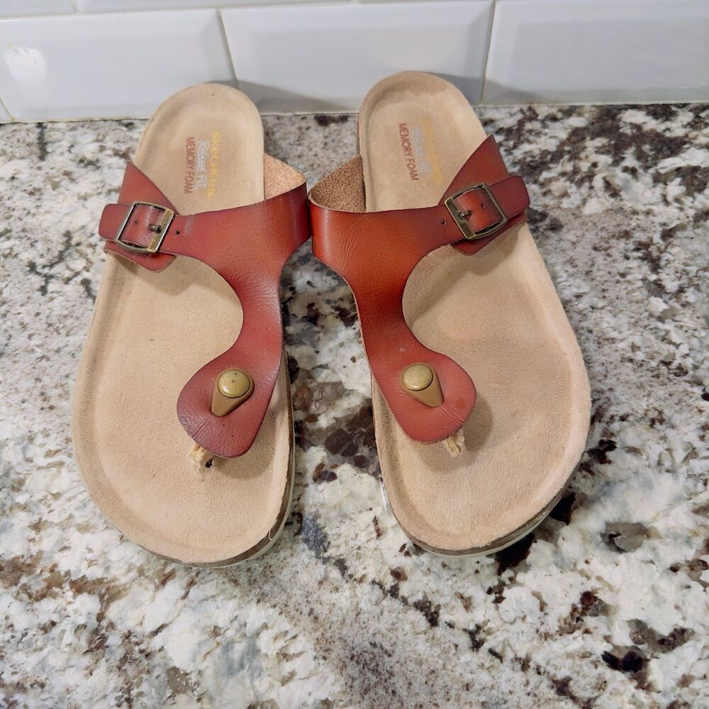 Skechers Memory Foam Sandals Size 10